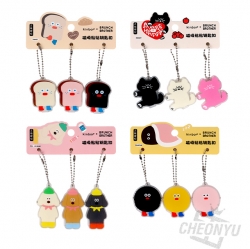 kinbor x Brunch Brother Acrylic Keyring 3pcs