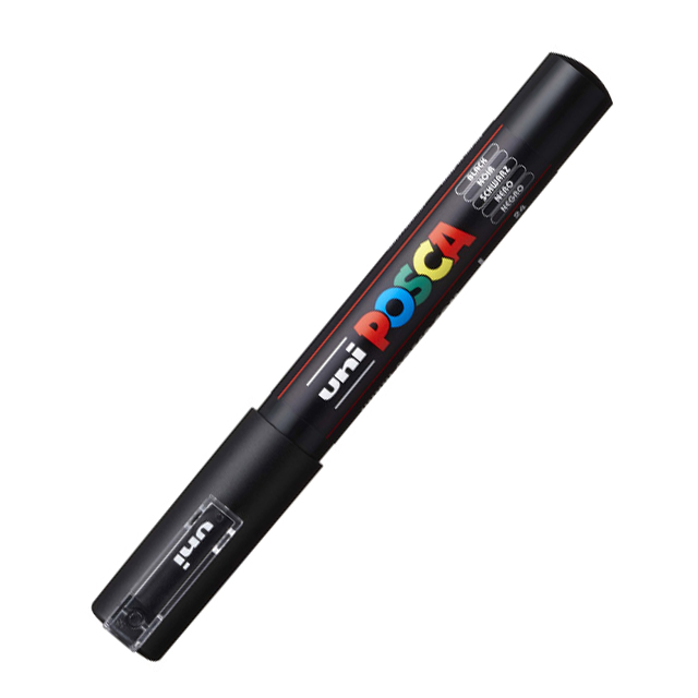 Uni POSCA Marker PC-1M, Set of 6pcs