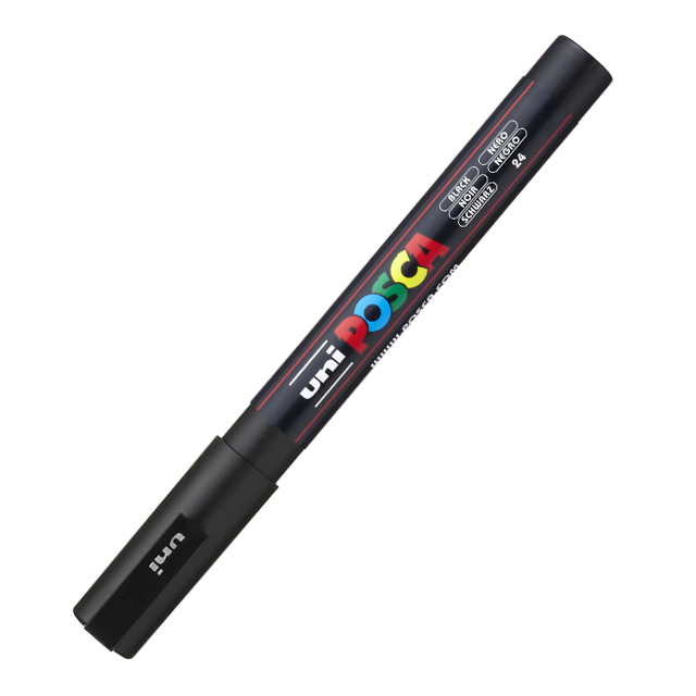 Uni POSCA Marker PC‑3M, Set of 6pcs