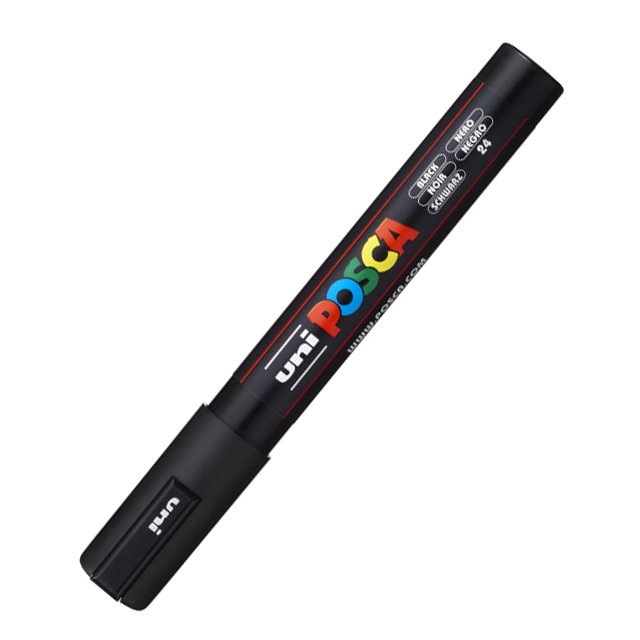 Uni POSCA Marker PC‑5M, Set of 6pcs