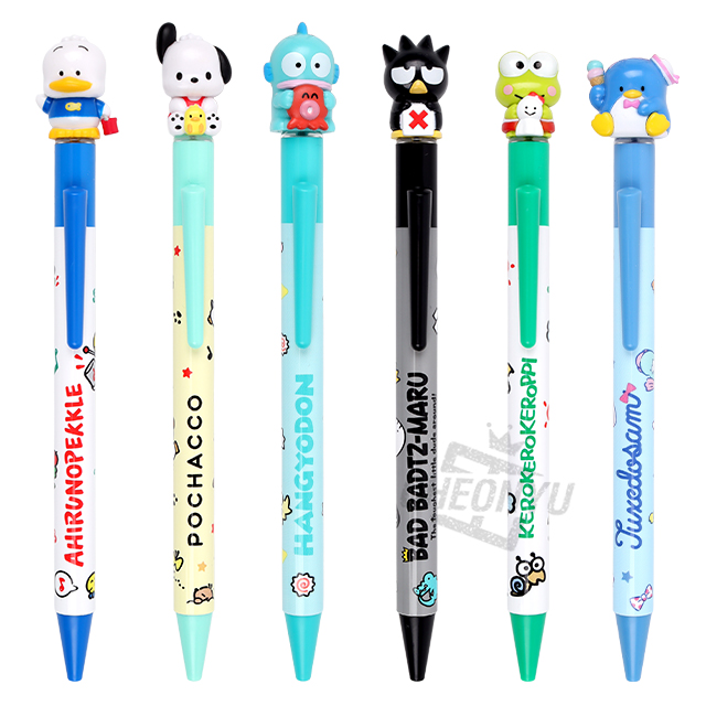 산리오 해피단브이 마스코트 피규어 볼펜 