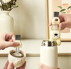 Rabbit Tumbler Water Bottle Narrow Gap Brush Cleaning Brush (3 Features)