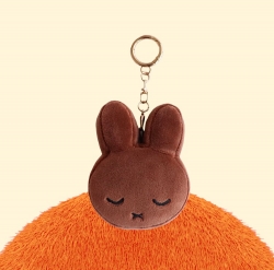 Miffy Face Keyring – Brown