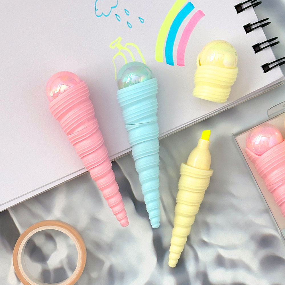 Pearl 3 Colors Highlighter Set