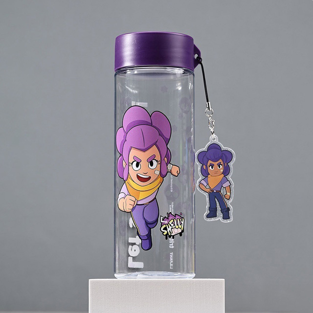 Brawl Stars Color Feeding Bottle Cleaner Stainless Steel Bowl (Ash Blue)