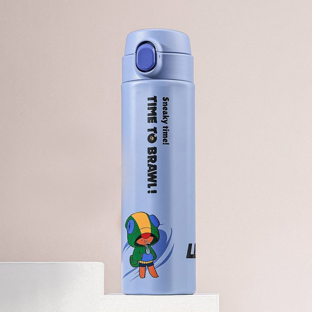 Brawl Stars Keyring Tritan Clear Bottle (Leon) 500ml