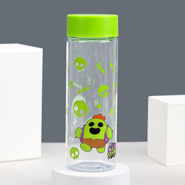 Brawl Stars Clear Bottle 500ml (Spike)