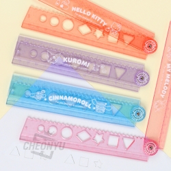 Sanrio Shaped Layered Ruler 30cm