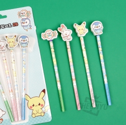 Pokémon Eraser and Pencil Set,Random