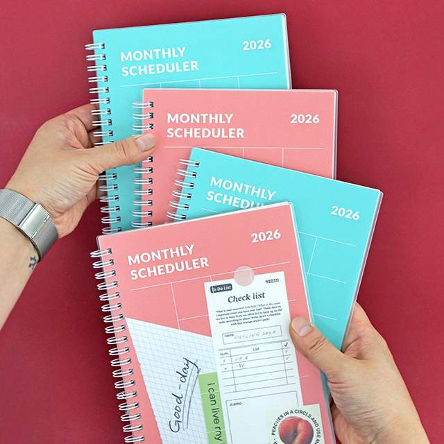2026 Gi-Bon A5 Monthly Scheduler