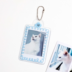 Photo card holder smile