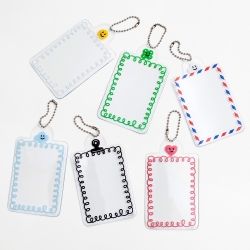 Photo card holder smile