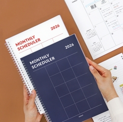 2026 Gi-Bon A4 Monthly Scheduler