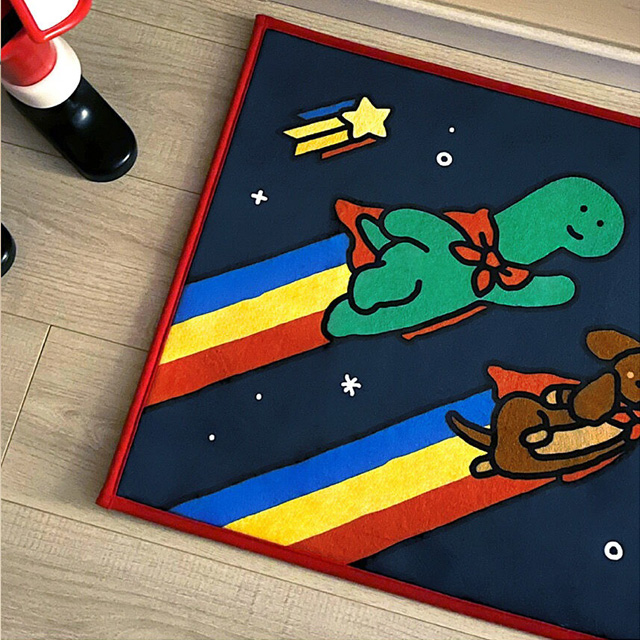Joguman Studio Superman Bath Mat_Square