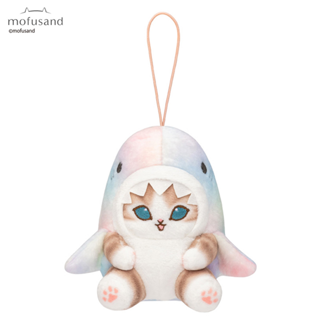 모후샌드 파스텔 상어냥 마스코트 가방고리 10cm_마블