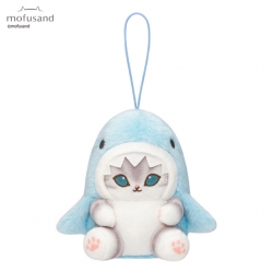 mofusand Pastel Mascot Keyring 10cm_Blue