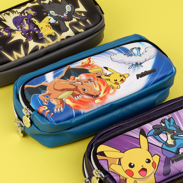 Pokémon Two-Pocket Plush Pencil Case, Random