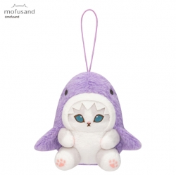 mofusand Pastel Mascot Keyring 10cm_Purple