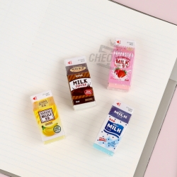 Milk Pack Eraser, Sets of 32PCS