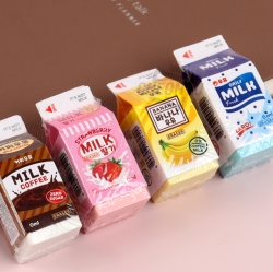 Milk Pack Eraser, Sets of 32PCS