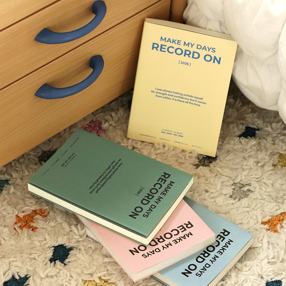 2026 레코드온 다이어리 프리위클리 B6 플래너 스케줄러