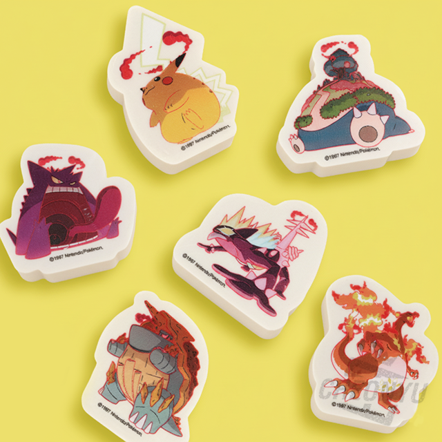 POKEMON G-Max Collection Eraser, 30pcs