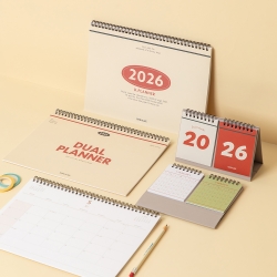 2026 Dual Desk Calendar
