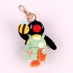 Pingu Florist Bag Charm 10cm + Random Card