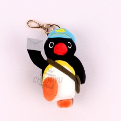 Pingu Mailman Bag Charm 10cm + Random Card