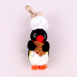 Pingu Chef Bag Charm 10cm + Random Card