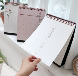 2026 Flower Road Desk Calendar