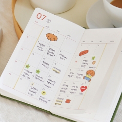 2026 PRISM LEATHER A6 POCKET DIARY