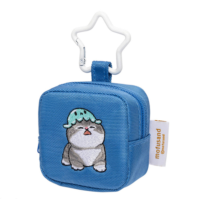 mofusand Square Mini Pouch 7cm_Blue