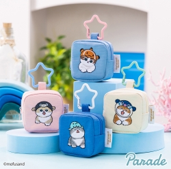 mofusand Square Mini Pouch 7cm_Pink