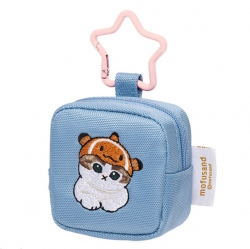 mofusand Square Mini Pouch 7cm_Light Blue