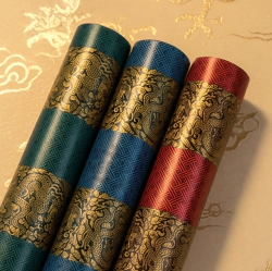 Metal Roll Traditional Dragon Robe Wrapping Paper