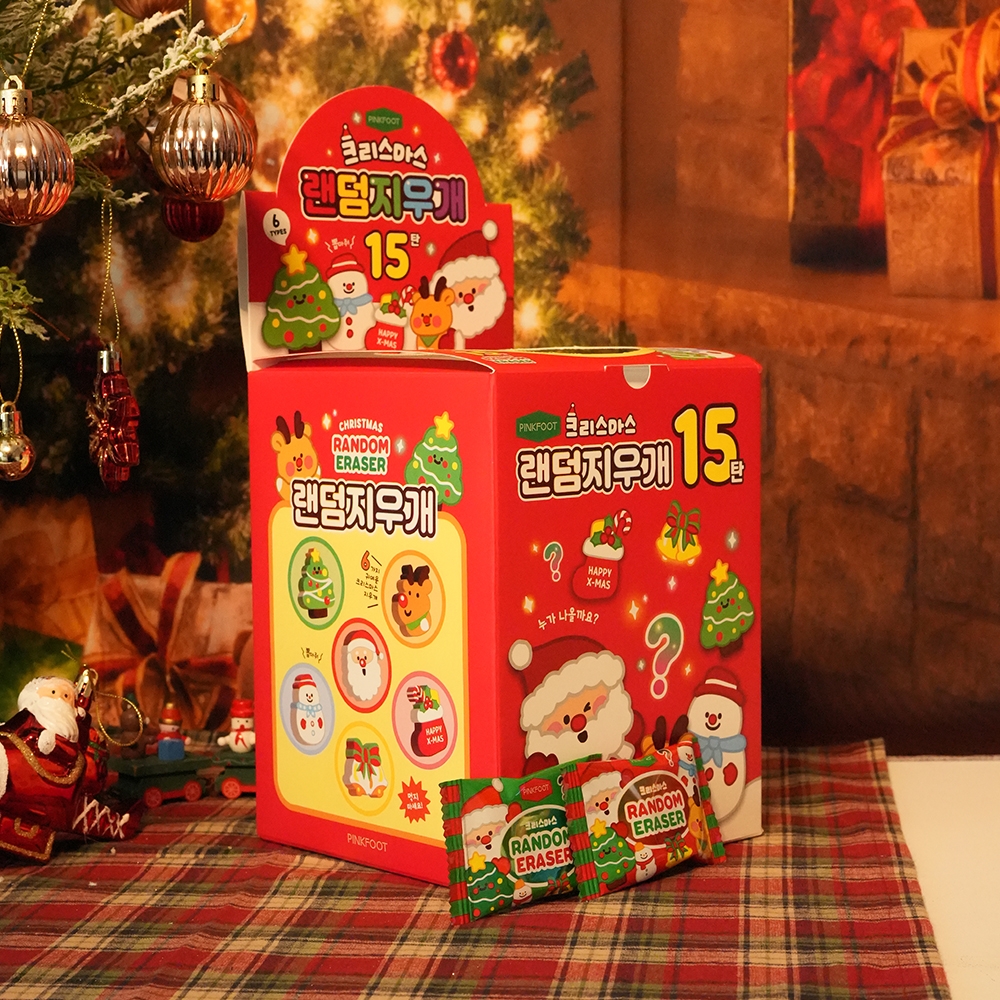 Christmas Random Erasers ver.15, 60pcs