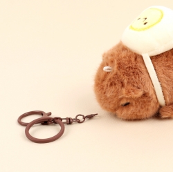 Lucky Snack Capybara Plush Keyring, Random 