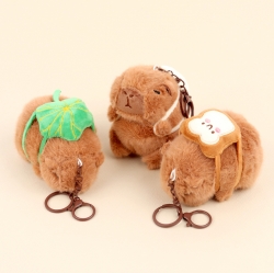 Lucky Snack Capybara Plush Keyring, Random 