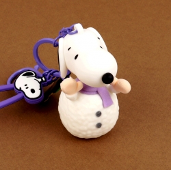 Peanuts Snoopy Christmas Figure Keyring, Random