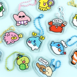 Sea Friends Random Acrylic Keyring Vol.6, Sets of 60pcs