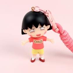 Chibi Maruko-chan Figure Keyring, Random