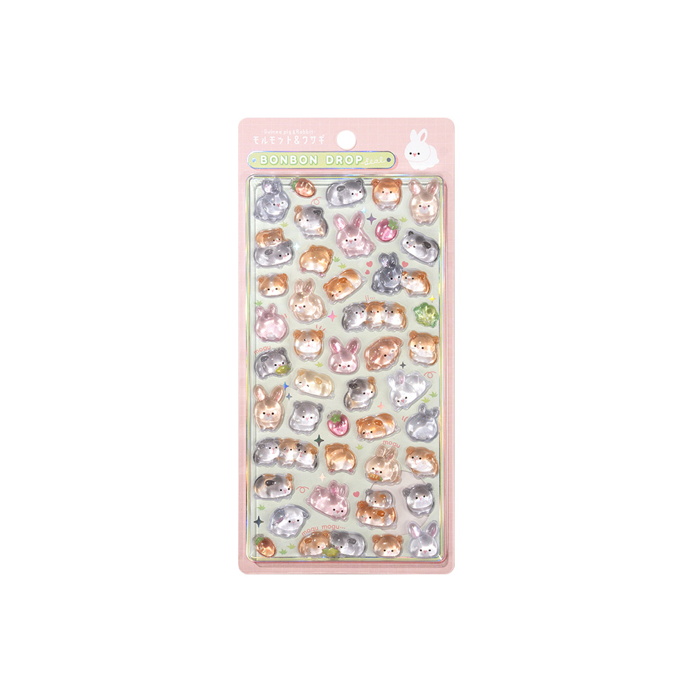 3D크리스탈 스티커 봉봉드롭 애니멀_05 애니멀 래빗