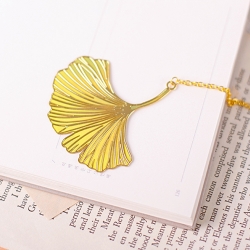 Bookmark Yellow ginkgo leaf
