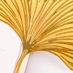 Bookmark Yellow ginkgo leaf
