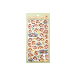 3D Crystal Sticker BonBon Drop Animal 06 Animal Capybara