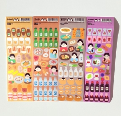 Dalpaper Daily sticker, 4 type of Drink