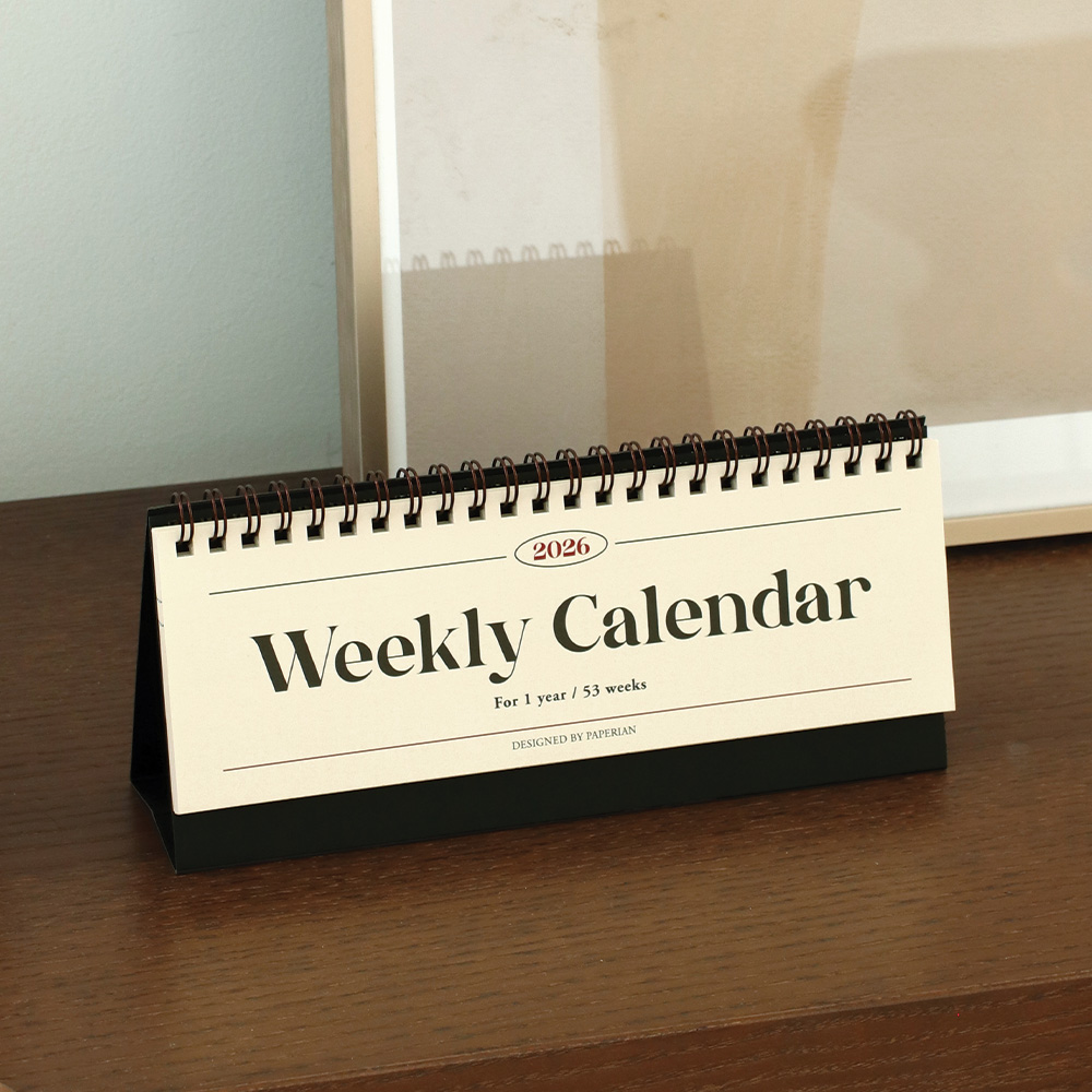 2026 Remind Weekly Calendar (Desk)