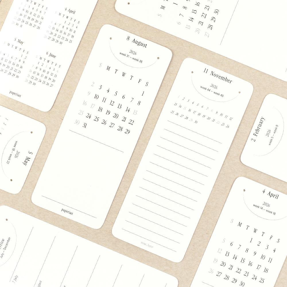 2026 now,here Bookmark Calendar