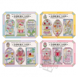 Clear Deco Sticker, Random